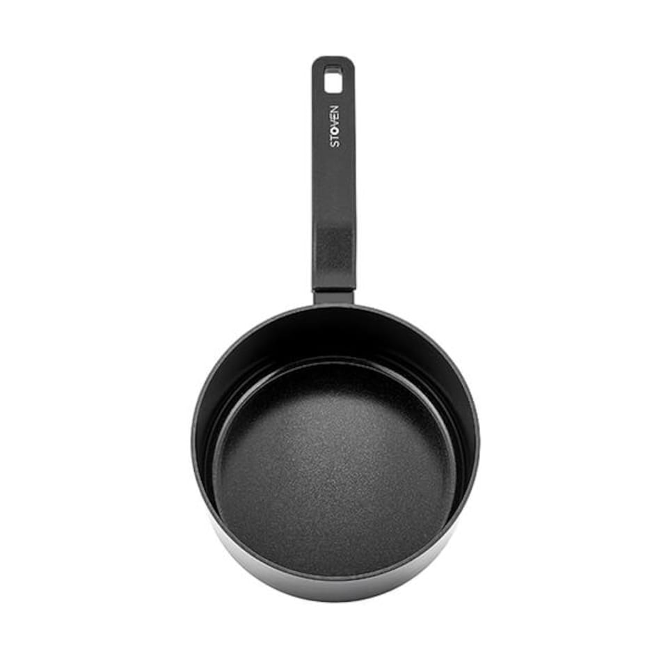 image 1 of Stoven Noir 18cm Non-Stick Saucepan with Lid