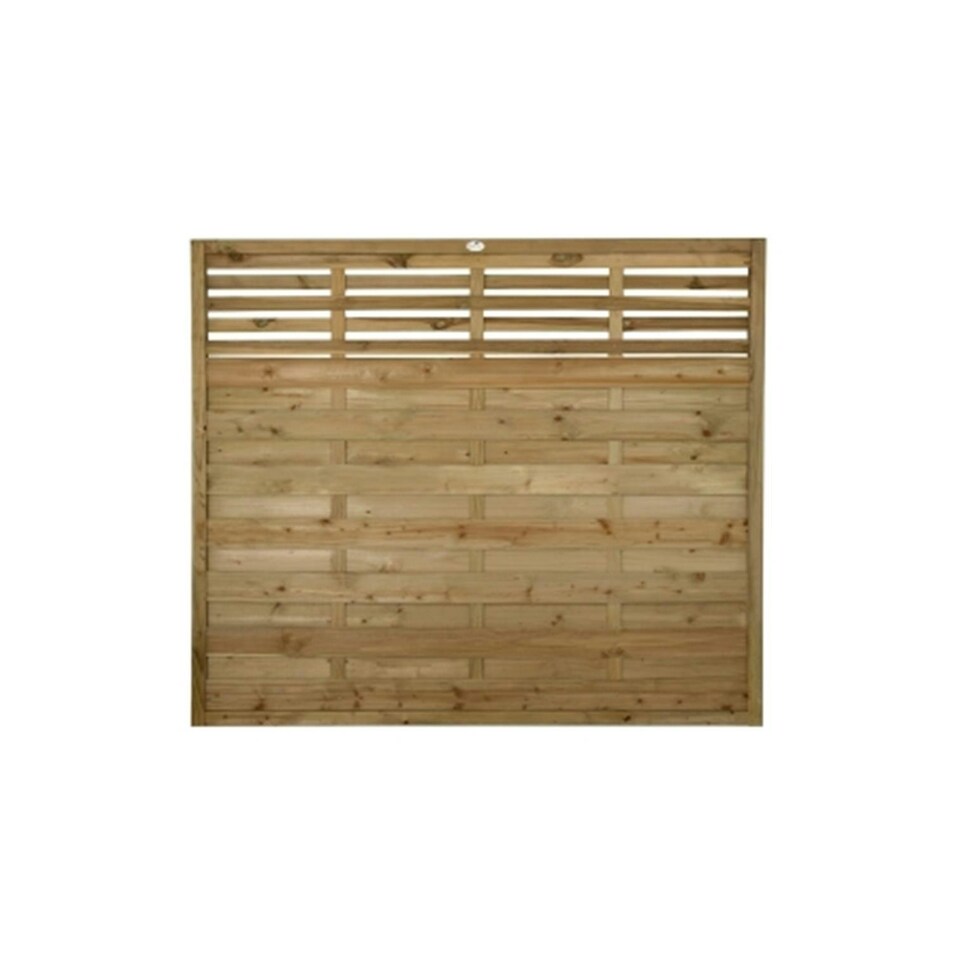 Pack of 8 (Total 8 Unit) Pressure Treated Decorative Fence Panel - 6ft x 6ft (1.8m x 1.8m)