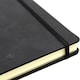 image 3 of Silvine A5 Executive Soft Feel Black Notebook Journal