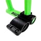 image 3 of AWE Silicone Hardened Steel 130mm x 210mm Bike Shackle U Lock with Keys Green