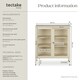 image 6 of metal display case | Cream | cream | 80 x 37 x 90.5 cm | 1