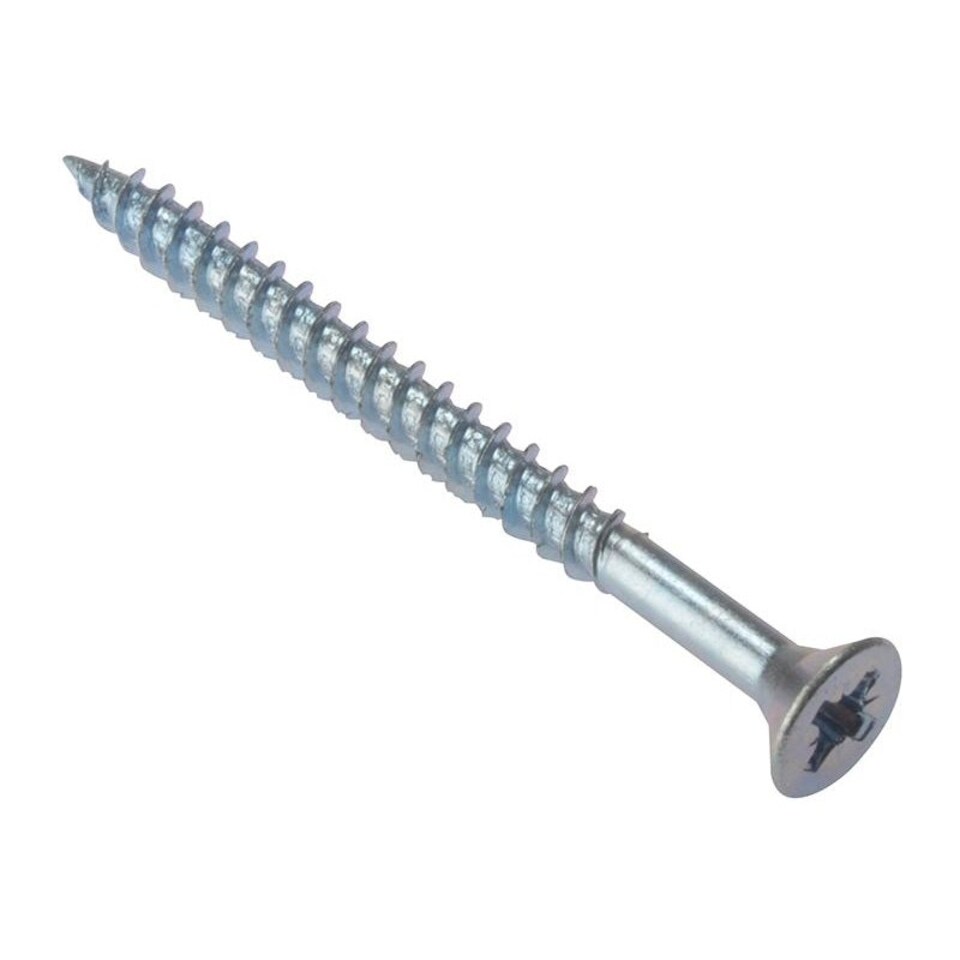 Forgefix General Purpose Screws, Pozi, Csk, Zp - Multi Colour - 2.3/4 x 8