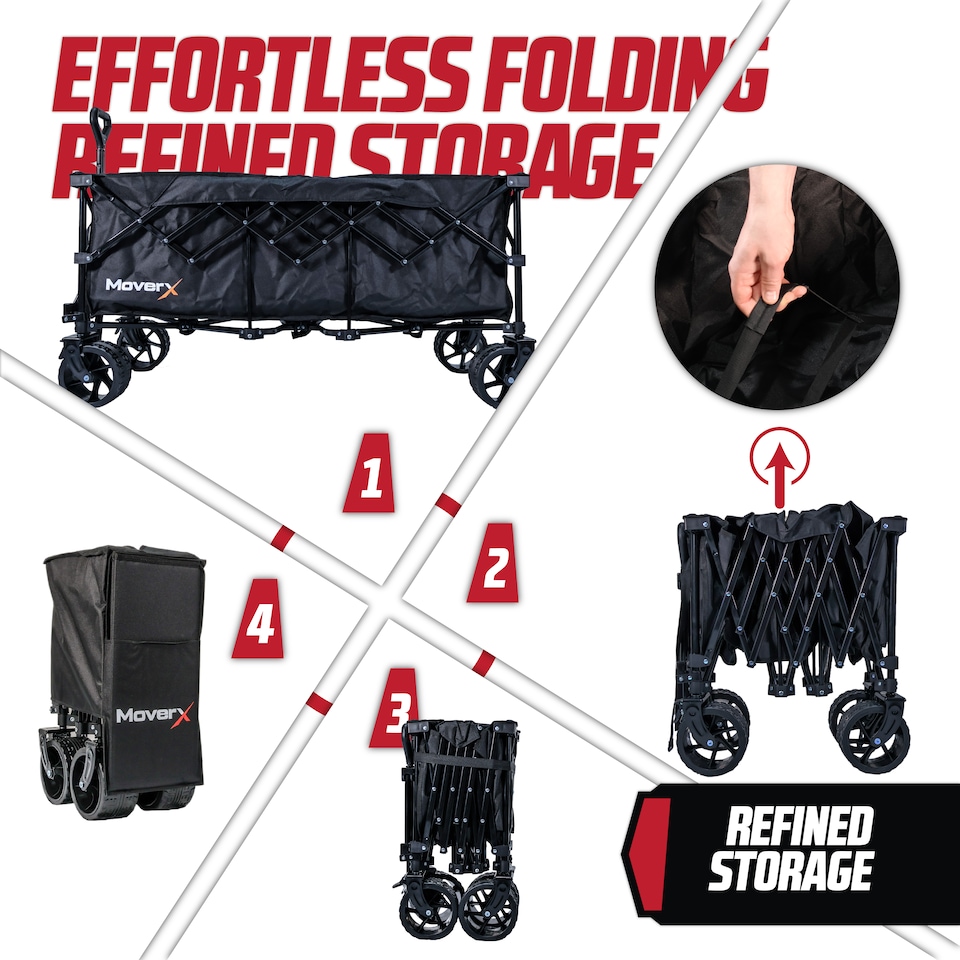 image 1 of MoverX 300L/180kg Premium Camping Trolley