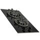 image 5 of SIA BGH30BL 30cm Black Gas On Glass Domino Hob