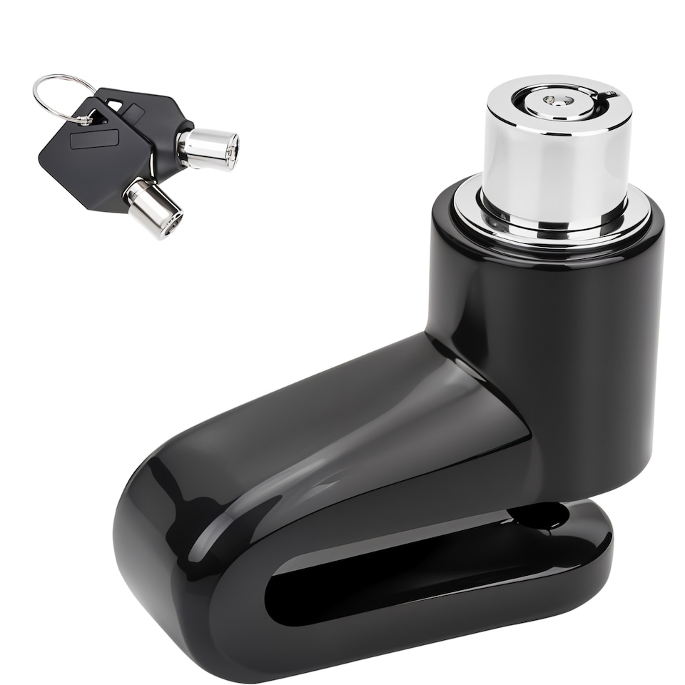image 1 of Anti-Theft Disc Brake Lock Heavy-Duty with 2 Keys for Bicycles