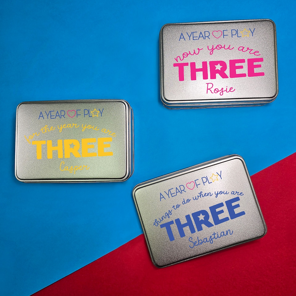 image 1 of A Year of Play for a 3rd birthday gift | Pink