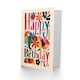 image 2 of Colourful Abstract Geometric Floral Design Her Birthday Card