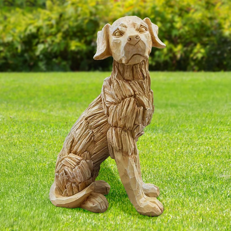 image 1 of Marco Paul Dog Garden Ornaments Outdoor Animal Sculpture