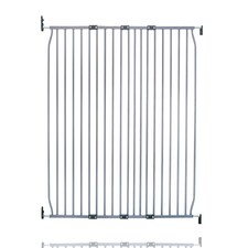 Safetots Extra Tall Eco Screw Fit Baby Gate, Grey, 110cm - 120cm, Extra Tall Gate 100cm in Height, Stair Gate for Baby, Screw Fitted Safety Gate, Easy Installation