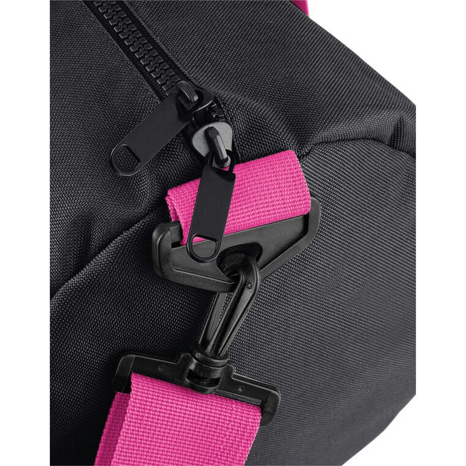 image 1 of Bagbase Original Duffle Bag - Black/Fuchsia - One Size