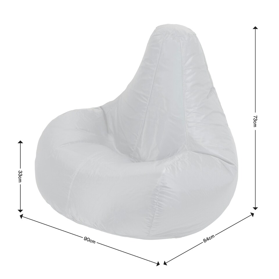 image 1 of icon Recliner Indoor Outdoor Bean Bag Purple Bean Bag Chair Purple | Purple
