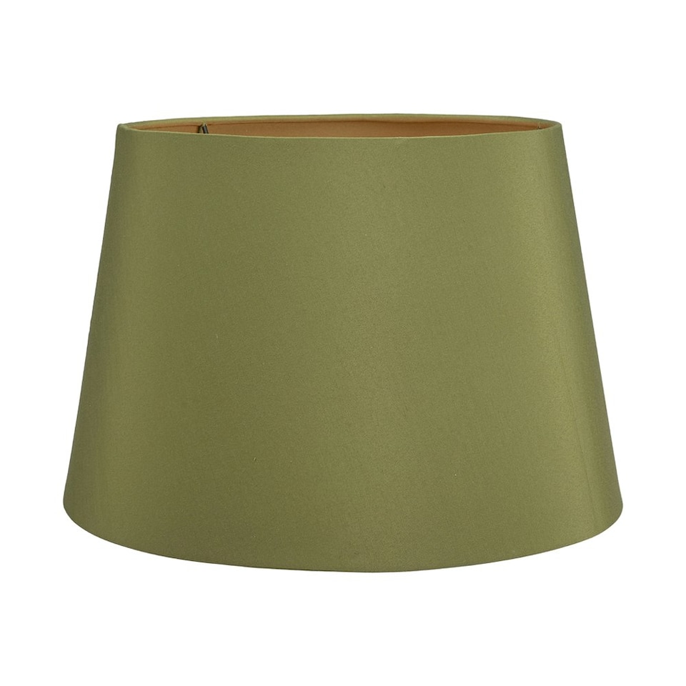 image 1 of 20cm Sage Green Tapered Poly Cotton Shade For Table Lamps