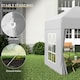 image 9 of Outsunny 2mx2m Pop Up Gazebo Party Tent Canopy Marquee with Storage Bag White