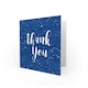 image 2 of Stars Pattern Typography Dark Thank You Card