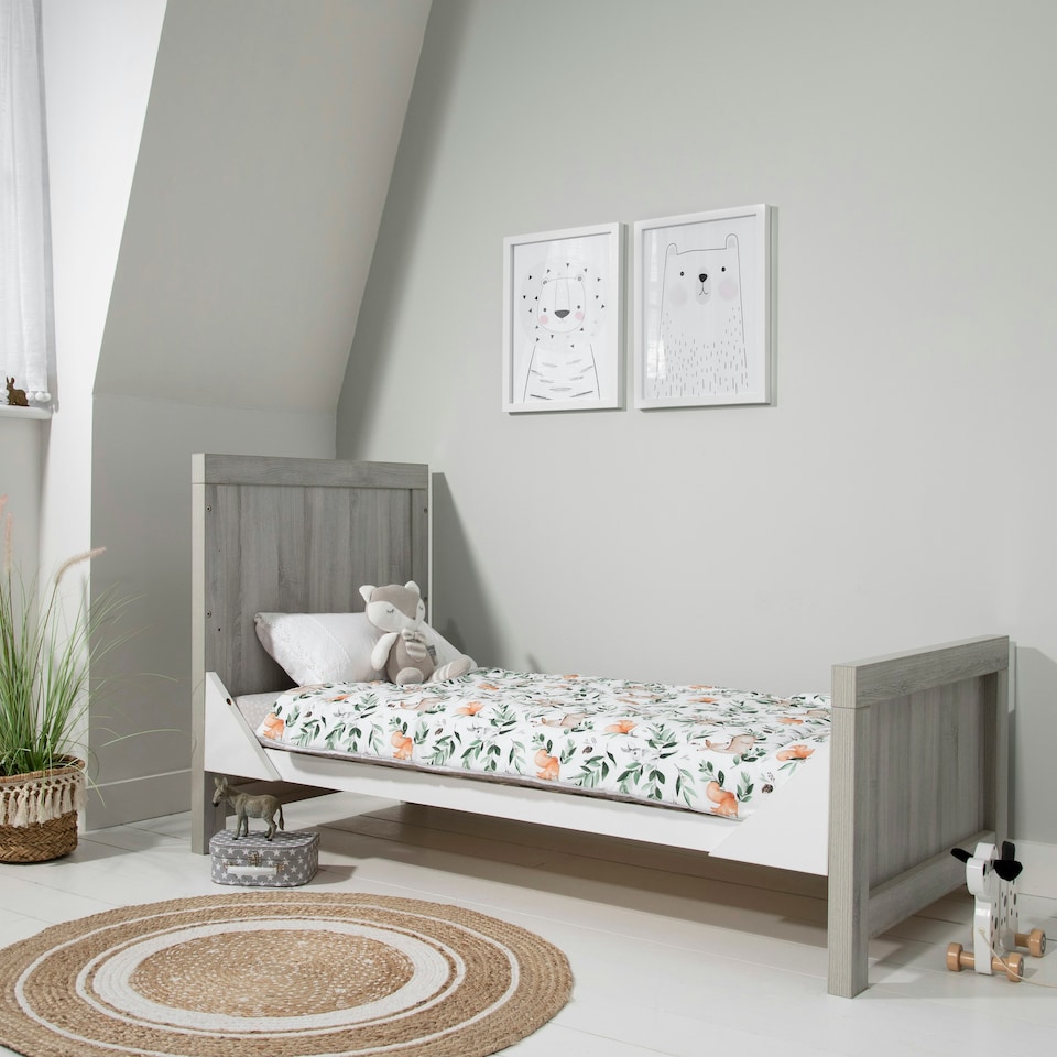 image 1 of Tutti Bambini Modena 3 Piece Room Set - Grey Ash/White