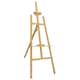image 1 of 5ft 1500mm Wooden Pine Tripod Studio Canvas Easel Art Stand | Brown