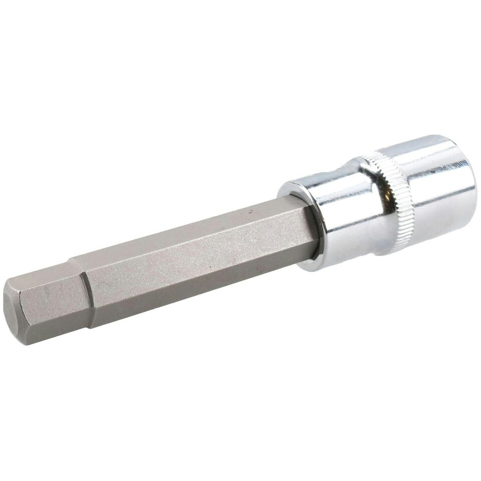 image 1 of 11mm Hex Allen Key Long Bit Internal Socket Metric 1/2" Drive 100mm Length Cr-V