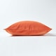 image 2 of Homescapes Burnt Orange Velvet Cushion Cover - 60 x 60 cm | Orange | 60 x 60 cm | 1