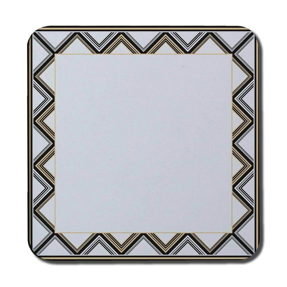 image 1 of Art Deco Patterned Border (Coaster)
