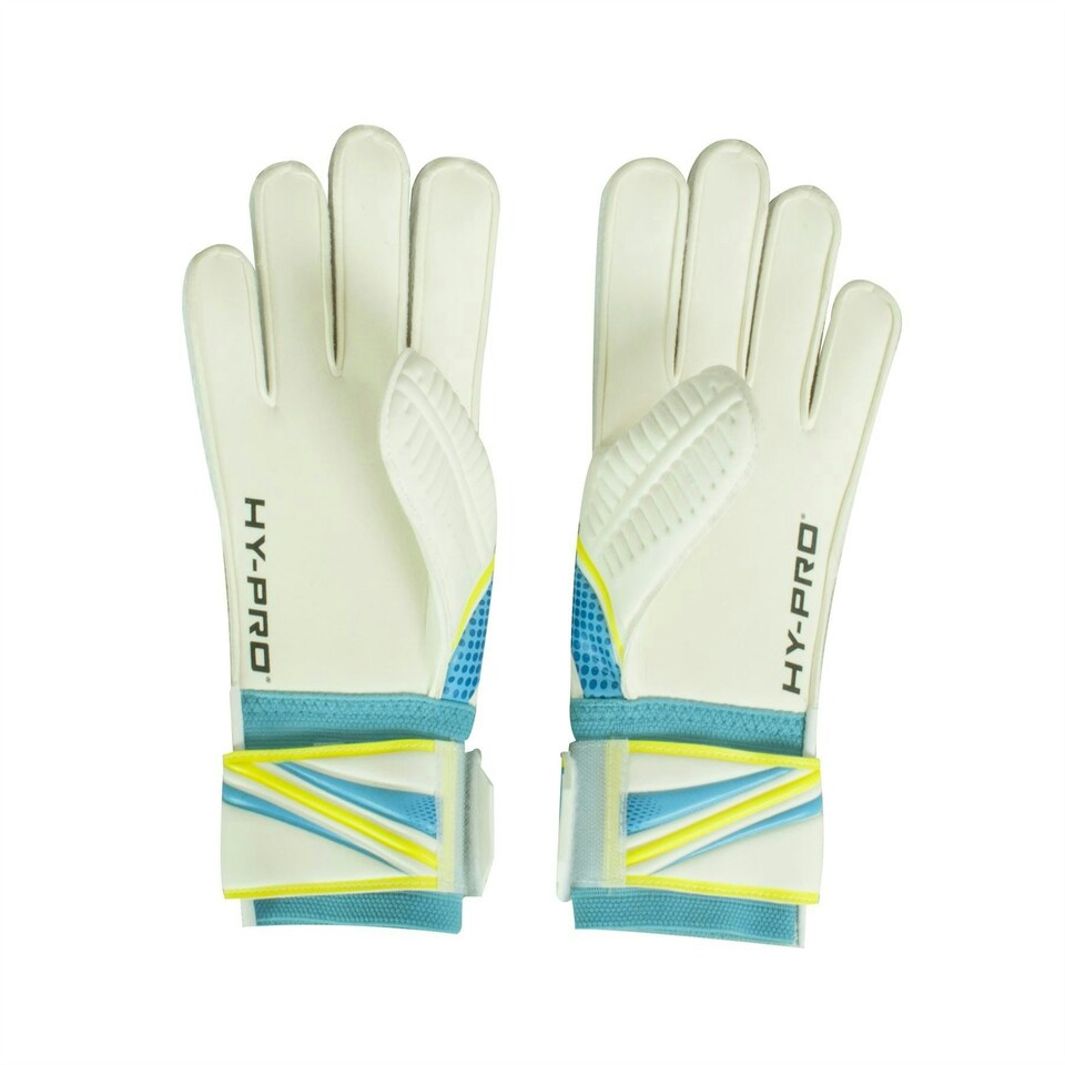 image 1 of Hy-Pro Captura Football Soccer GK Goalkeeper Gloves Size 8 White