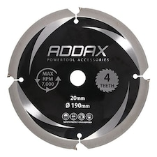 Timco - PCD Fibre Cement Saw Blade (Size 190 x 20 x 4T - 1 Each)