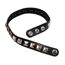 Bristol Novelty Unisex Adults Studded Choker - Black - One Size One Size