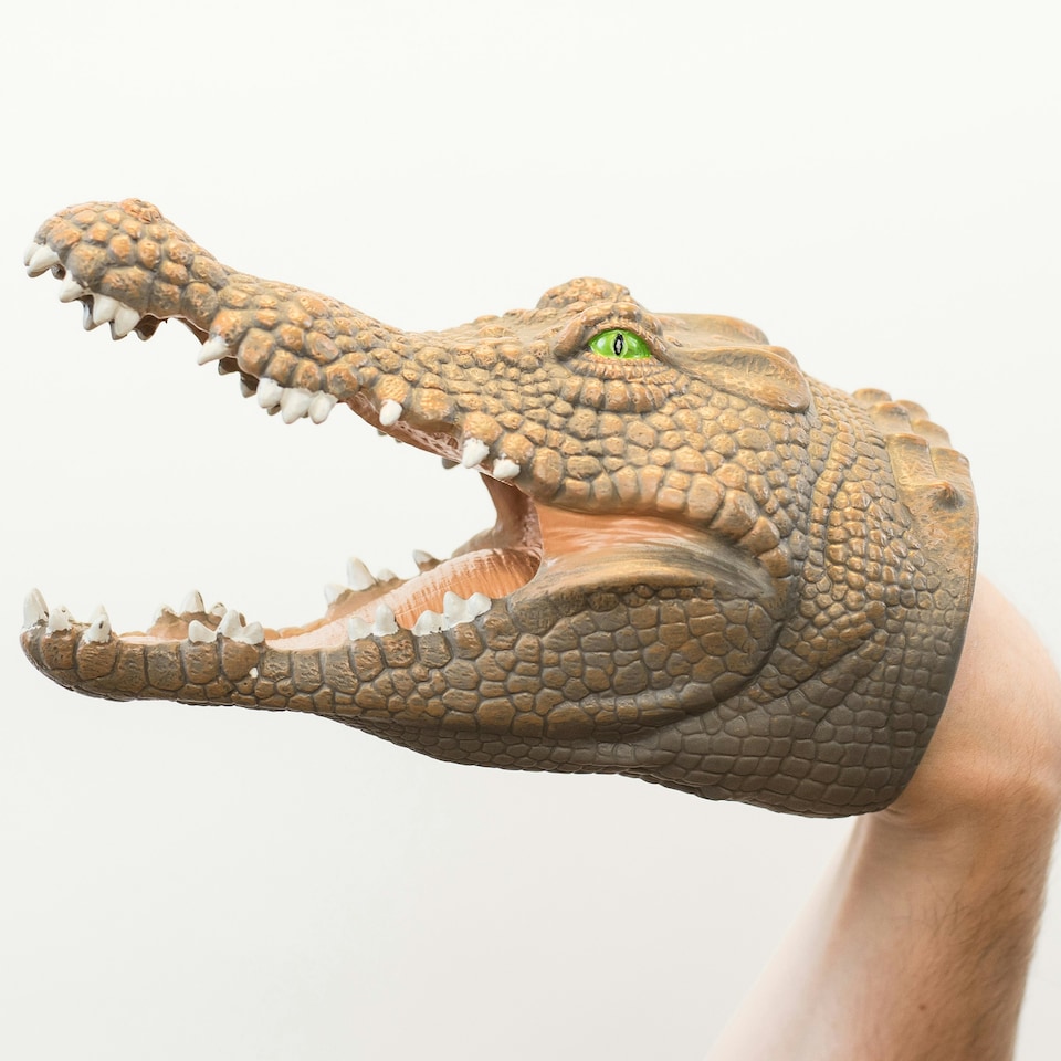 image 1 of Wild Thingz Crocodile Hand Puppet