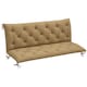 image 1 of Outsunny 3 Seater Garden Bench Cushion Outdoor Seat Pad w/ Ties Khaki 