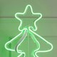 image 3 of ValueLights Christmas Tree Green Illuminated Decoration and Integrated 2835 Integrated LED 6W Green Bulb