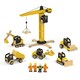image 2 of Tidlo Wooden Yellow Road Roller Toy, Features Movable Parts And Wheels