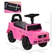 image 7 of HOMCOM Benz G350 Kids Ride on Sliding Car w/ Under Seat Storage No Power Pink