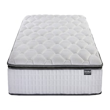SleepSoul Bliss 800 Pocket Memory Pillow Top Mattress White | Super King