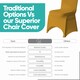 image 4 of Chair Cover Spandex Polyester Stretch Fabric Dining Slipcovers