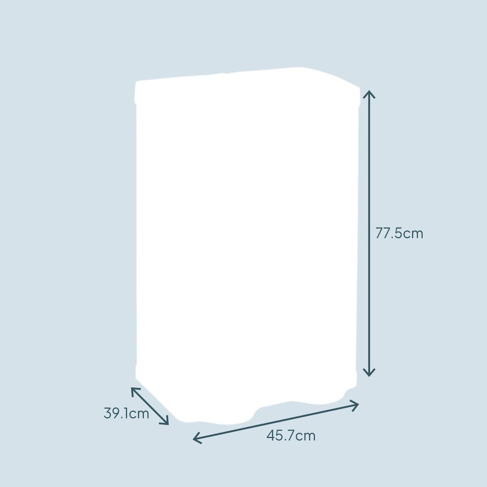 image 1 of Cooks Professional Dual Pedal Recycle Bin 60L with 2 x Compartments & Soft Close Lids | Silver