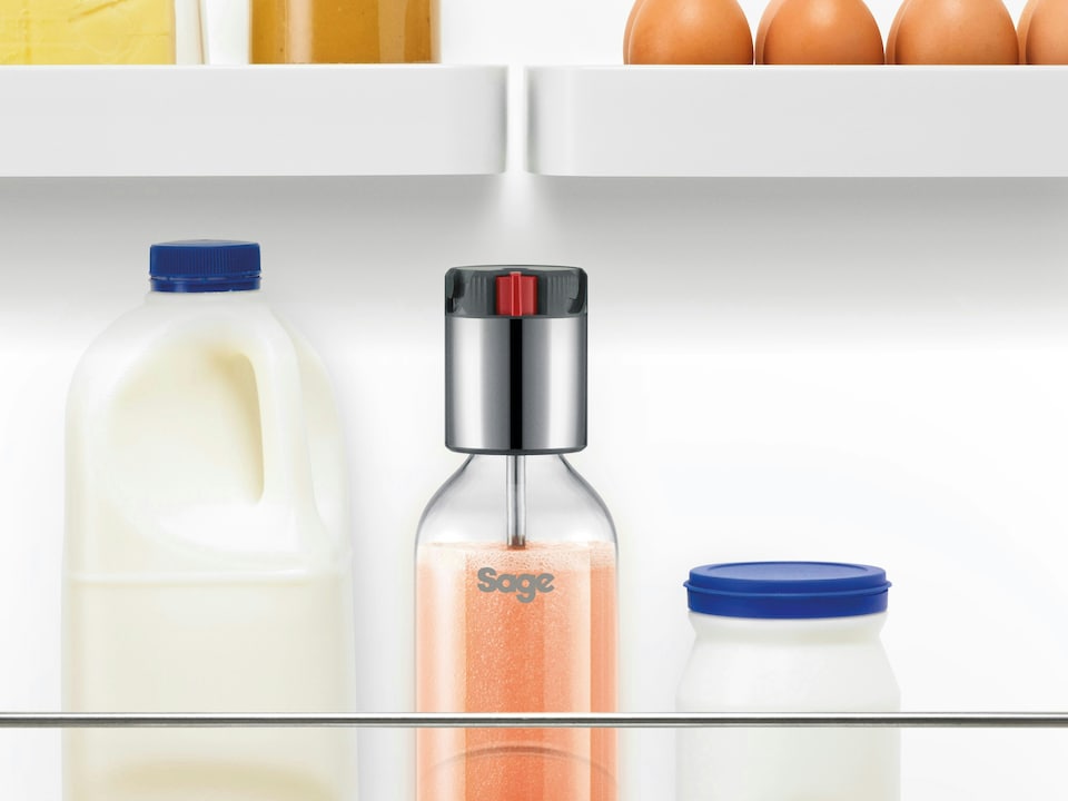 image 1 of Sage The FusionCap, Compatible with The InFizz Fusion Home Soda Maker - Brushed Stainless Steel