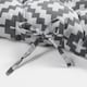image 7 of OHS 2 x Geometric Print Outdoor Garden Patio Deck Zero Gravity Chair Sun Lounger Soft Thick Plump Comfy Filled Cushion Grey | 160 x 50cm