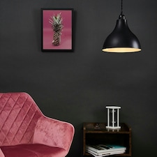 ValueLights Retro Style Black And Silver Metal Ceiling Pendant Light Shade