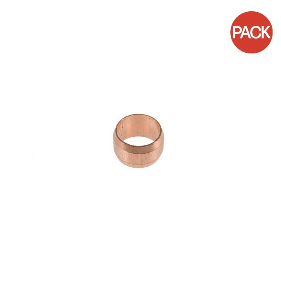 Securplumb Copper Compression Olives (Pack of 100) - Bronze - 15mm