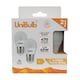 image 1 of UniBulb LED Golf Ball E27 470lm 4.2W 2700K (Warm White) Light Bulb - Pack of 2 | White | Warm White | 2