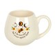 image 3 of Something Different Let Your Spirit Flow Rounded Mug - Cream/Brown/Yellow - One Size