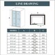 image 8 of Aica Bathrooms 1000x1850mm Sliding Shower Enclosure Shower Screen WalK In Glass Door Cubicle Chrome