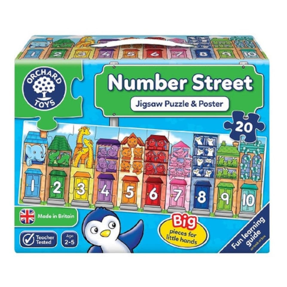image 1 of Orchard Toys Number Street Jigsaw Puzzle