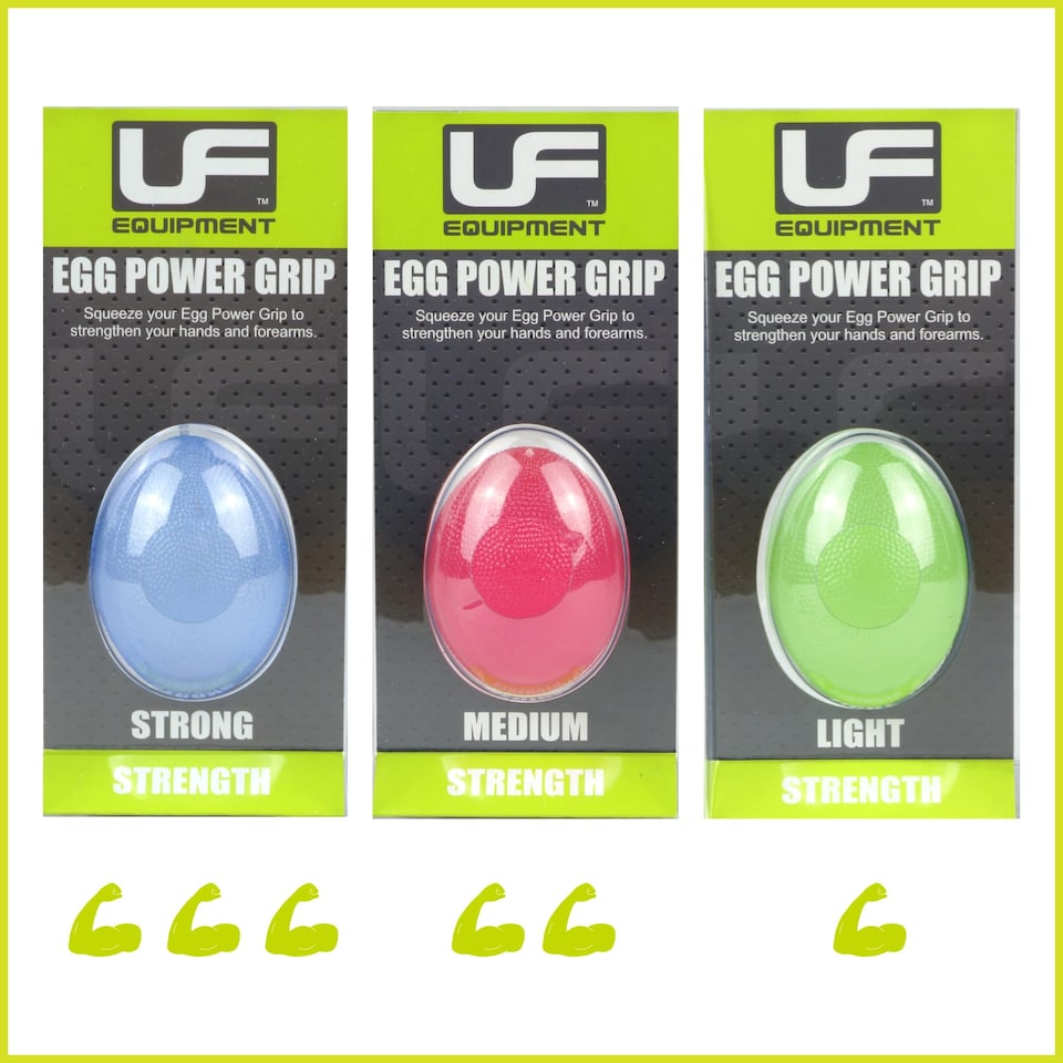 image 1 of Urban Fitness Equipment Unisex' S Ufe Egg Power Grip Light, Green