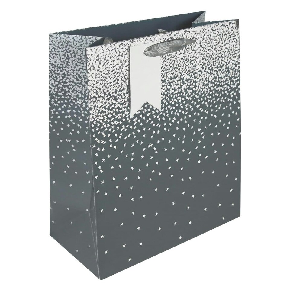image 1 of Charcoal Ombre Christmas Extra Large Gift Bag