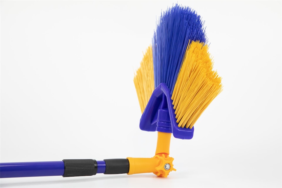 image 1 of Long Handle Angled Cobweb Brush Duster For Cleaning