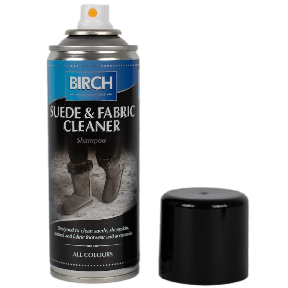 image 1 of BIRCH Suede & Fabric Foam Cleaner - Aerosol for Delicate Materials 200ml | Clear