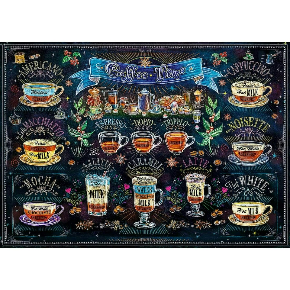 image 1 of Trefl Coffee Time Puzzle Adult - 500 Pieces