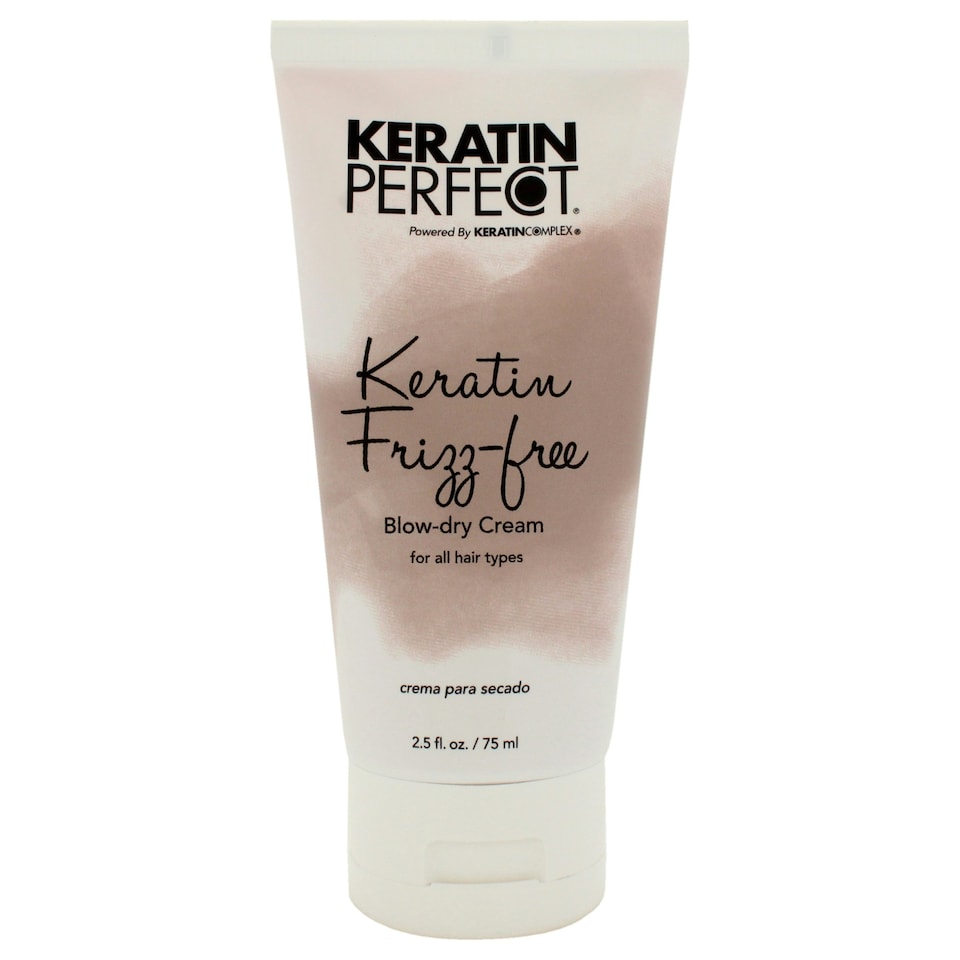 image 1 of Keratin Frizz-Free Blow Dry Cream by Keratin Perfect for Unisex - 2.5 oz Cream