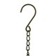 image 3 of Honeycomb Wind Chime Bee Bell Hanging Garden Yard Hex Decor Metal Wasp
