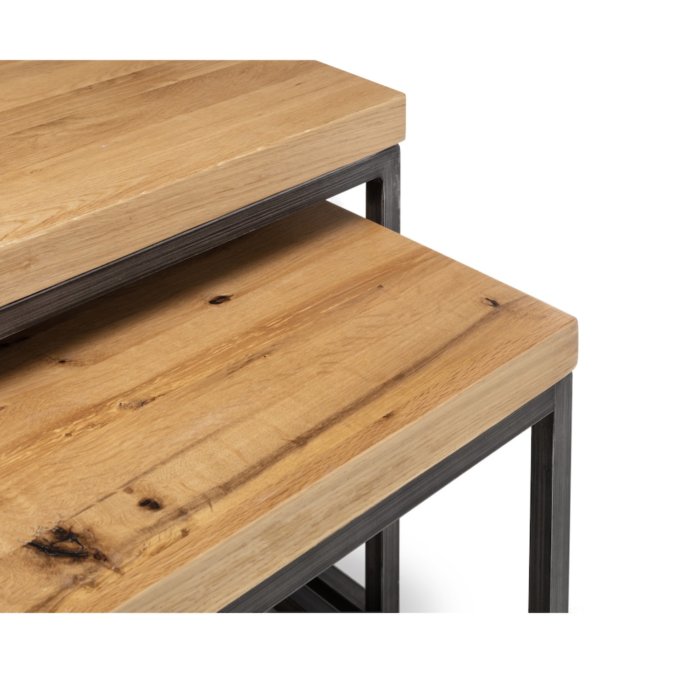image 1 of Brooklyn Nesting Coffee Tables - Oak